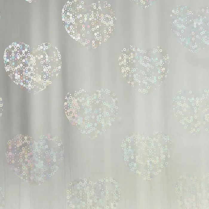 Пленка для Цветов и подарков, Сердца 7.5метров, Золотые